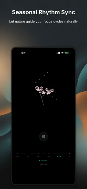 App Store screenshot Floyd generated for Tempo — "Seasonal Rhythm Sync"